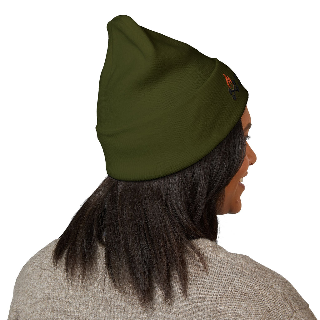 Embroidered Campfire Beanie — Momentum Fitness