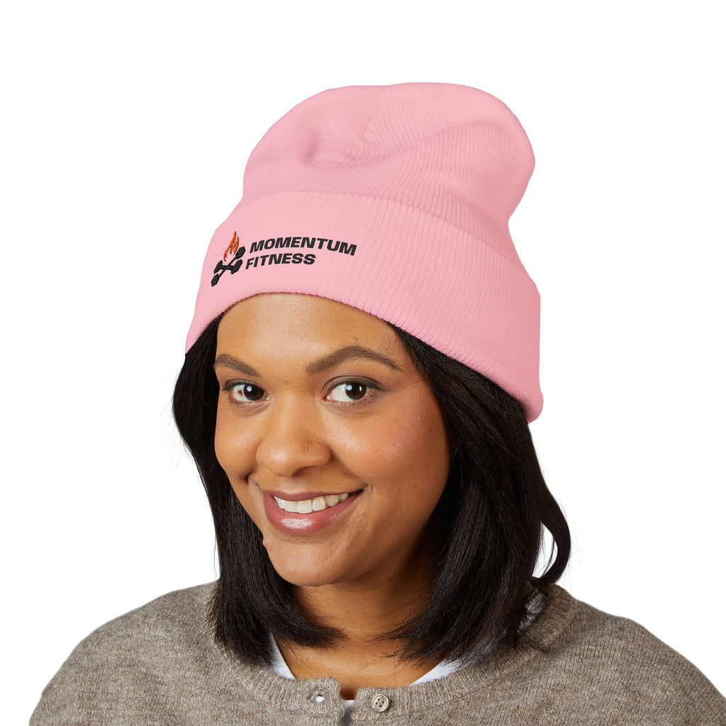 Embroidered Campfire Beanie — Momentum Fitness