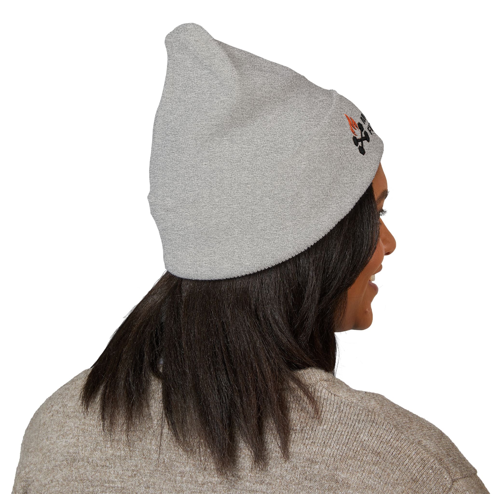 Embroidered Campfire Beanie — Momentum Fitness