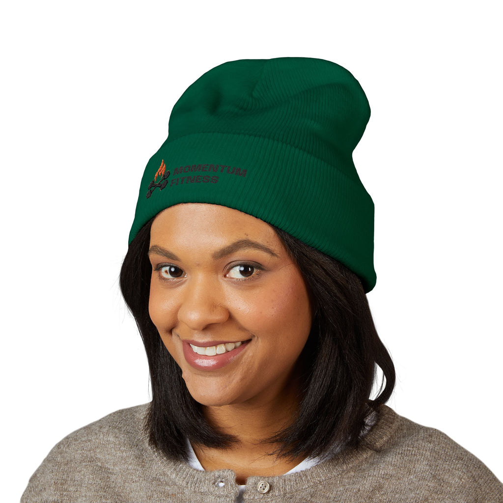 Embroidered Campfire Beanie — Momentum Fitness